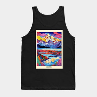 fauvism art of Alaska usa 4 Tank Top